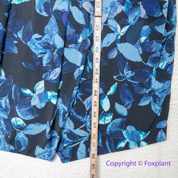 RACHEL Rachel Roy Sleeveless Printed Matte Jersey Dress in Teal Berry‎ Bush, 2X - Picture 6 of 13